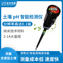 Zhengda instrument soil pH meter tester soil pH meter high precision detector acidity meter pH value detection