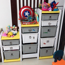 Childrens toy storage rack box storage cabinet artifact baby sorting storage box bookshelf large capacity
