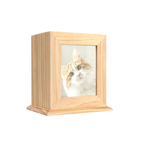Log model pet urn animal death commemorative cat dog solid wood content custom lettering to send photos