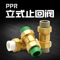 Hundred war valve PPR check valve 4 minutes 20 check valve 6 minutes 25 vertical check valve 1 inch 32 hot melt water pipe water meter