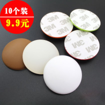10 round silicone anti-collision pad door handle anti-collision door rear anti-collision sticker sound pad door lock door door suction door touch