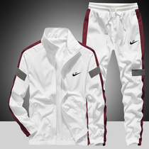 Official Web Resistant Wearing Tide Casual Sports Suit Men Fall Sashimi Spring Jacket Two Sets of Running Suits