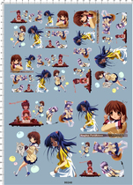 Car model CLANNAD town family (pain car stickers)Universal logo special water stickers(90240)