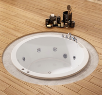 Embedded round bathtub Couple home tub Surf massage constant temperature 1 31 41 51 61 71 8 2 meters