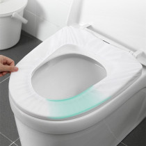 Disposable toilet cushion travel paste portable toilet seat cushion paper maternal anti-bacterial non-woven fabric