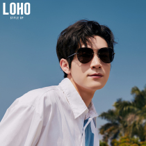 LOHO sunglasses 2022 new Chaos Temperament Sunglasses Fashion Lady Round Face Retro Clams LH02604