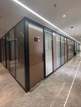 Shenzhen office building high partition office warehouse glass double glass hollow sound insulation tempered built-in louver aluminum alloy