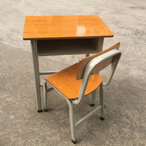 Student desks and chairs for primary and secondary school students training class desks and chairs remedial classes School desk tutoring class factory direct sales
