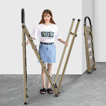 Xuan Danny ladder household folding herringbone ladder indoor multi-function thickened aluminum alloy ladder clothes rack telescopic