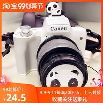 52mm cartoon lens cap hot shoe set 100D 40mm M3 M10 18-55mm k50