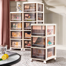 Storage cabinet drawer-type multilayer living room snacking lockers Childrens clothes Toys Plastic Cupboard for Home