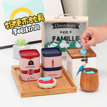 Montessori early education childrens teaching aids Montessori hand-eye coordination sensory color pairing piggy bank coin toddler