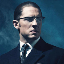 2021 Tom Hardy with the same suit thug eyebrows half-frame anti-blue light glasses can be equipped with lenses myopia frame tide