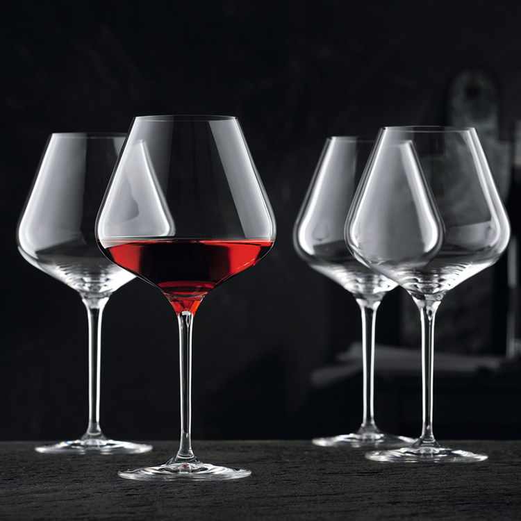 Original Italian import Mksa crystal glass wine glass Burgundy wine glass large high-footed glass