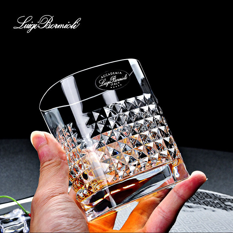 Italy imports four square whisky cup XO wine glass beer cup home cup milk cup