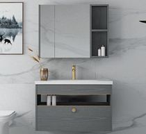 xin hai jia lan bathroom cabinet wood multilayer mirror cabinet KL810716D