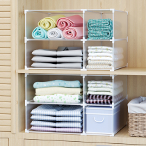Wardrobe storage clothing artifact wardrobe clothing packing box plastic box storage box household storage storage cabinet