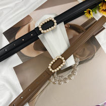 The new belt on the skirt is a high-end long skirt accessories. The female design sense is small and the high-end sense is fashionable in summer.