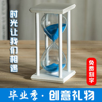 Creative New Year gift gift hourglass timer 30 60 minutes desk wine cabinet living room decorations small ornaments