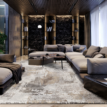 Turkey imported living room carpet Minimalist gray household simple modern bedroom coffee table mat Light luxury high-end full shop