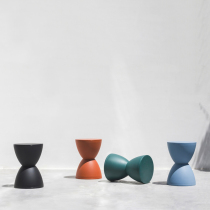 Nordic plastic stool living room round modern leisure simple thickening household low stool prince stool changing shoes creative stool