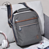 St. Pauls large-capacity mens bag casual cloth bag mens shoulder messenger bag canvas travel backpack portable Oxford cloth