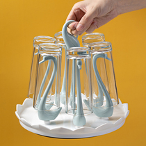 Cup holder drying cup holder household storage glass tray put tea cup coffee hanger creative mark storage Cup