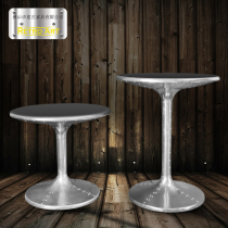 Aluminum tulip table coffee table dining table computer table European dining table conference negotiation table fashion reception table round table