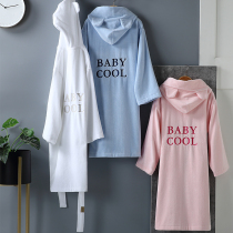 Childrens bath towels with caps cloaks cotton absorbent quick-drying towels baby bathrobes boys and girls middle and large childrens yukata