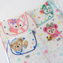 Exit Japan Baby Cartoon Pure Cotton 3 Layers Gauze Suction sweat towel All cotton baby cushion Back towels Sweat Scarves