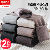 Gush bottom pants female autumn and winter inside and outside wearing thickened warm cotton pants grey tight fit and underpants to beat the bottom of the pantyhose