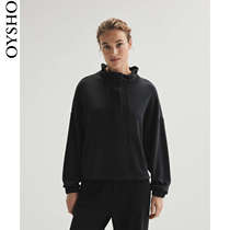 Oysho Modale zipped soft touch sensation Sport necropolis hooded sweatshirt 31797788800