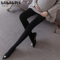 Pregnant women stockings light legged artifact belly wearing winter plus velvet pantyhose women pregnant women leggings tide autumn