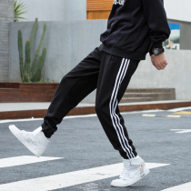 Sports Pants Men Spring Autumn Style Casual Straight Cylinder Loose cotton long pants Autumn winter bunches Fitness Basketball Plus Suede Pants