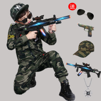 Boy camouflated suit children special soldiers clothes spring and autumn clothes pure cotton uniform police uniforms for baby camouflated clothes