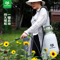 Worth gardening watering can Watering artifact Household lithium electric pressure disinfection and medicine cleaning watering can