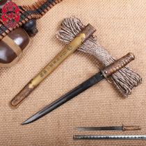 Ancient weapons Old objects Republic of China nostalgic dagger Japanese double ring Navy sabre Self-defense cold weapon without blade