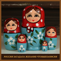 Russian Jacket 5 Floors Girls Colorful Children Toys Wooden Craft Gifts Birthday Christmas Custom