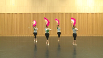 Flower drum dance rhyme Dance examination special props Fan handkerchief