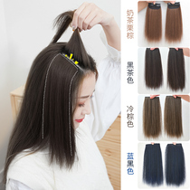 Pad hair root wig piece female one-piece additional hair volume on both sides fluffy cushion high head top reissue patch fluffy machine simulation
