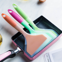 Modern housewife high temperature resistant silicone fried shovel household non-stick pan special shovel Jade small spatula thick egg shovel