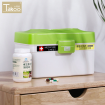 Medicine Box Home Big Medicine Box Large Capacity Family Multilayer Medicine Containing Box Emergency box Medical out case medicine box