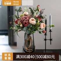 Southern Cross light luxury high-end simulation bouquet Nordic living room table flower fake flower dried flower bouquet decorative ornaments
