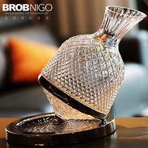 European-style light luxury wine tumbler decanter shaking gyro rotating wake-up wine pot pouser household set