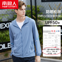 Antarctic Ice Silk sunscreen men summer thin 2021 New moisture UV breathable sunscreen coat women