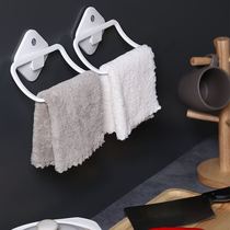 Towel rack toilet non-perforated suction disc rack single pole kitchen toilet bathroom toilet toilet hanging hand towel Rod