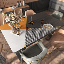 Light luxury leather thick table mat table mat waterproof pvc anti-scalding oil-proof wash-free table mat table mat table cloth simple