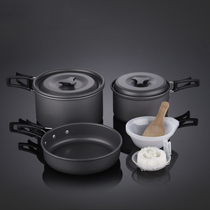Outdoor Pot picnic supplies pot field cooker set 4-6 people camping outdoor pot