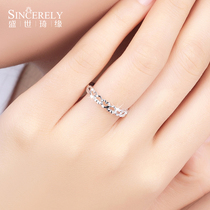 Sheng Shiqiyuan platinum ring female pt950 couples ring platinum ring