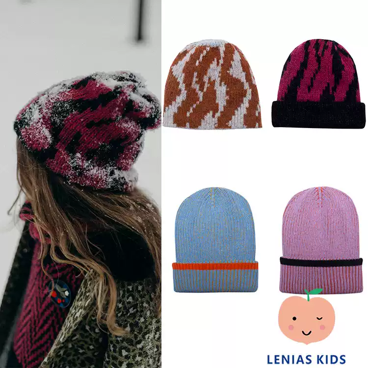 lenias LN家paade mode21AW秋冬 儿童多色选保暖针织帽